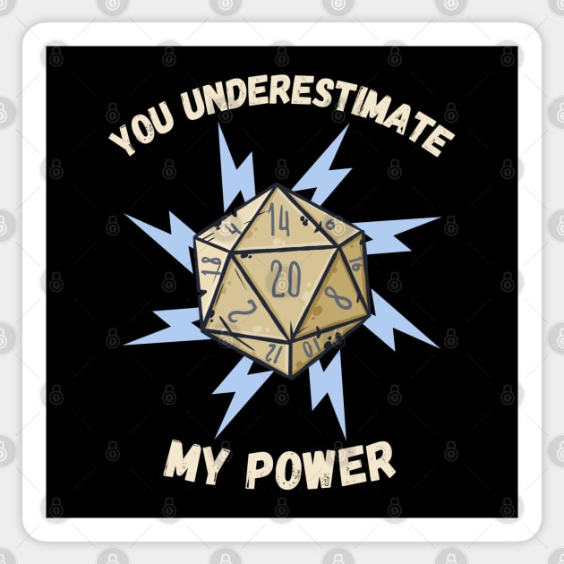 You Underestimate My Power - meme crossover Sticker by AbsZeroPi